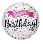 Happy Birthday Sparkle Standard XL Foil Balloons S40
