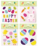 Easter Window Gel Stickers Square
