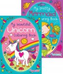 Unicorn Or Mermaid Colouring Book