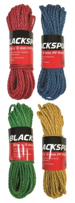 Blackspur 30M X 10mm Polypropylene Rope