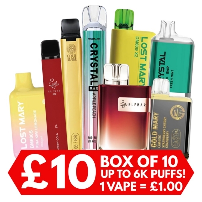 Vape Selection Box 10 Pack