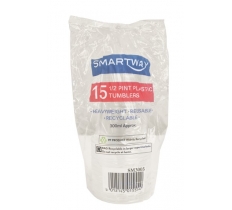 Smartway 1/2 Pint Tumblers 300ml 15Pk