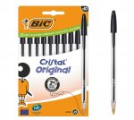 BIC Cristal Ballpoint Pen Medium Black 10 Pack
