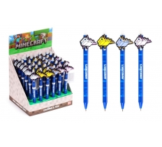 Inkredible Erasable Pen with PVC Minecraft Topper