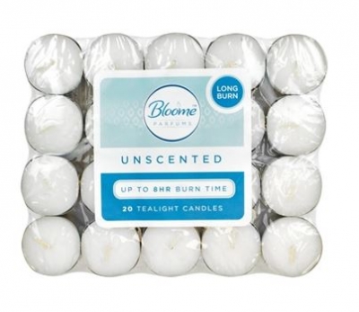 Long Burn White Tealights 20 Pack ( 981762 )