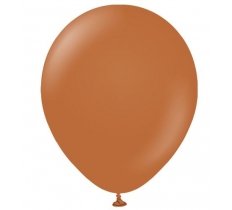 Kalisan 12" Standard Caramel Latex Balloons 100 Pack