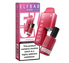 Elf Bar AF5000 Puff Rechargeable Vape Strawberry Ice