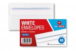 Mail Master 89mm X 152mm White Self Seal 40 Pack Envelope