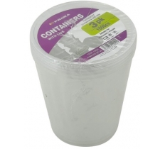 Round Containers 3pk 1000ml