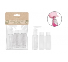 Travel Essentials Travel Bottles Pack Of 3