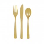 Assorted Cutlery Gold 18 Pack
