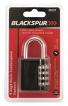 4 Digit Black Combination Padlock