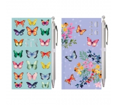 2026 Diary Slim WTV with Pen Butterfly & Floral