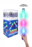 Large Foam Glow Sticks with Flashing LED Lights