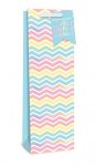 Gift Bag Pastel Zig-Zag Bottle