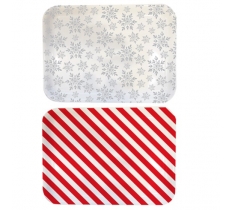 Xmas Rectangular Serving Tray 36cm x 26cm