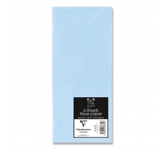 Tissue Paper Light Blue 6 Sheet