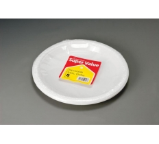 PLASTIC PLATES 26CM 8 PACK