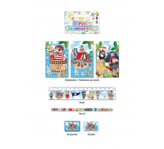 Pirates Stationery Set Of 5