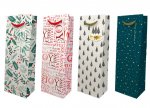 Christmas Luxury Foiled Bottle Bag