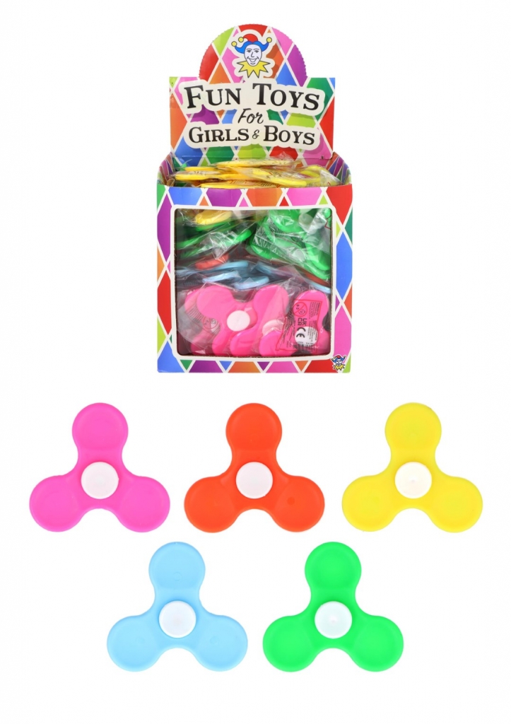 Mini 6.5cm x 5cm Finger Spinners x 100 ( 14p Each ) - Click Image to Close