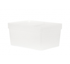 3 Deep Basket With Lid 2.01 CLear
