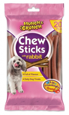 20 Pack Chew Sticks High In Beef