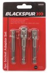 Blackspur Socket Adaptor Set 3 Pack