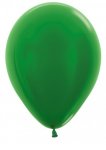 Sempertex 12" Metallic Green Latex Balloons 50 Pack