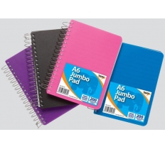 Tiger A6 Polyprop Jumbo Twin Wire Notebook 200 Pages