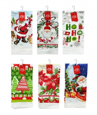 Cotton Tea Towel ( Assorted Designs )