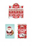 Plastic Coated Christmas Playing Cards (9cm x 6cm)