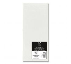 6 Sheet Tissue Paper White