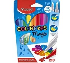 Helix Magic Felt Pens Color'peps X10