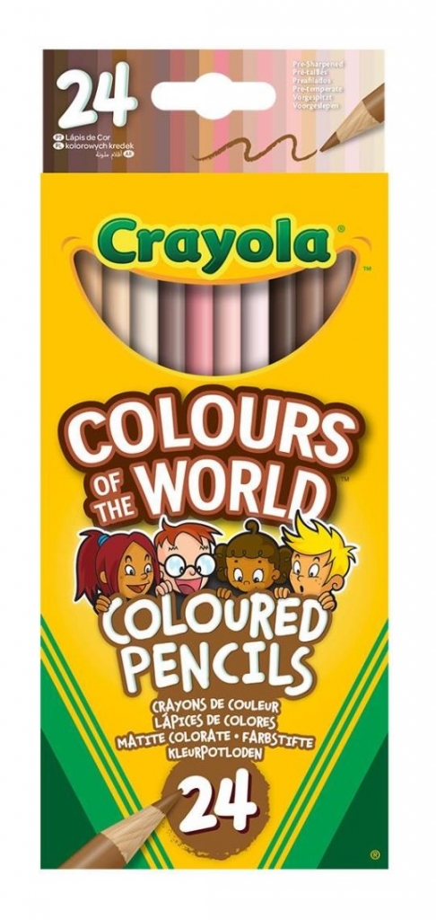 Crayola 24 Colours Of The World Coloured Pencils ( 68-4607 ) - Click Image to Close