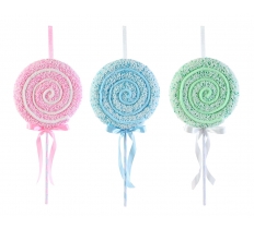 Christmas Pastel Hanging Lollipop 43cm