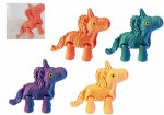 3D Printed Standing Unicorn With Eyes 9cm Toy
