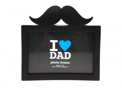 Fathers Day Moustache Frame 4 X 6"