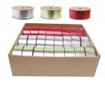 Metallic Embossed Ribbon 10m ( Assorted Colours )