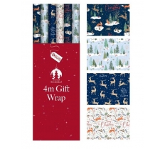Christmas Gift Wrap 4M Country Woodland
