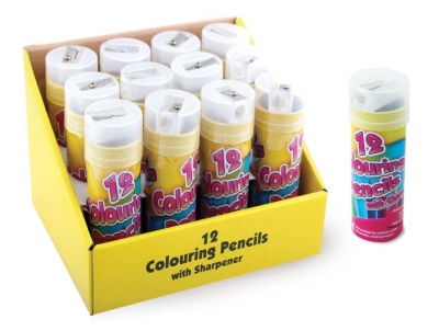 Tallon 12 1/2 Size Colouring Pencils + Sharpener