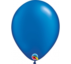 Qualatex 11" Plain Latex Round Pearl Sapphire Balloons 25 Pa