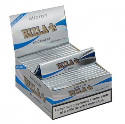 Rizla Silver Micron King Size Slim Cigarette Paper 50 Pack