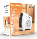 Flat Fan Heater 2000 Watts