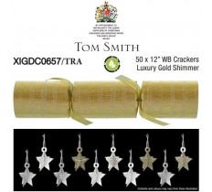 50x12" Luxury Gold Crackers