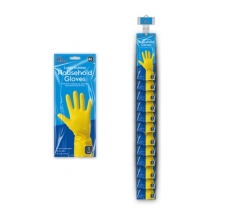 Household Gloves Medium With Clip Strip