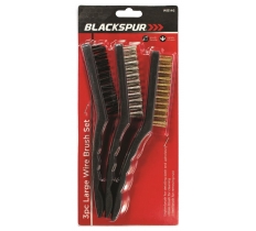 Blackspur 3 Pack Large Wire Brush Set