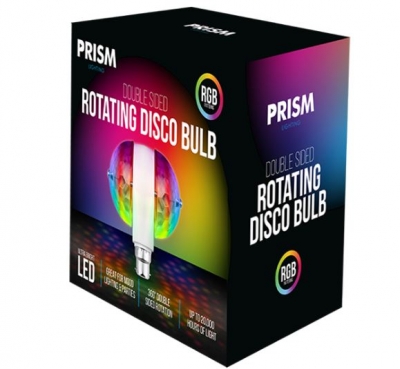 Double Sided Rotating Disco Bulb