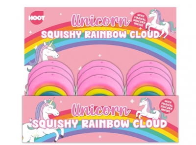 Squishy Rainbow Cloud With Unicorn