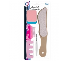 Assorted Pedicure Set 6 Pack